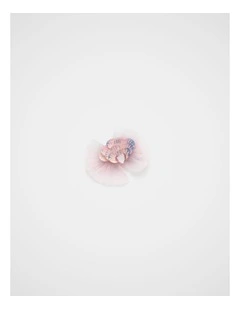 Sequin Shell Tulle Duck Clip