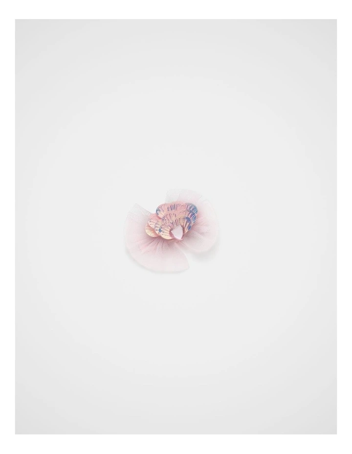Sequin Shell Tulle Duck Clip image 1