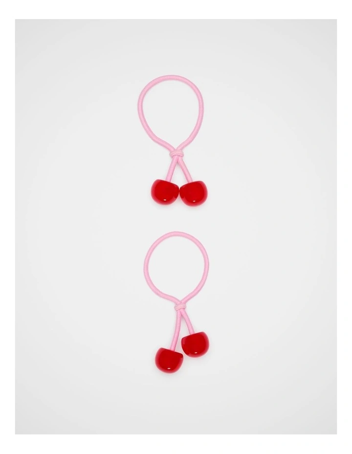 Cherry Bobble Elastics image 1