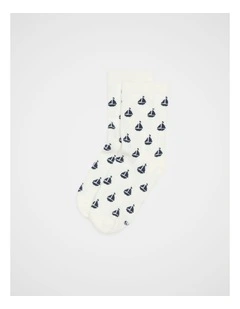Boat Sock in Midnight Blue