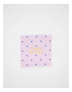 Happy Birthday Spot Card in Multi