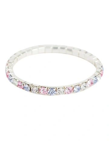 Diamante Stretch Bracelet in Multi