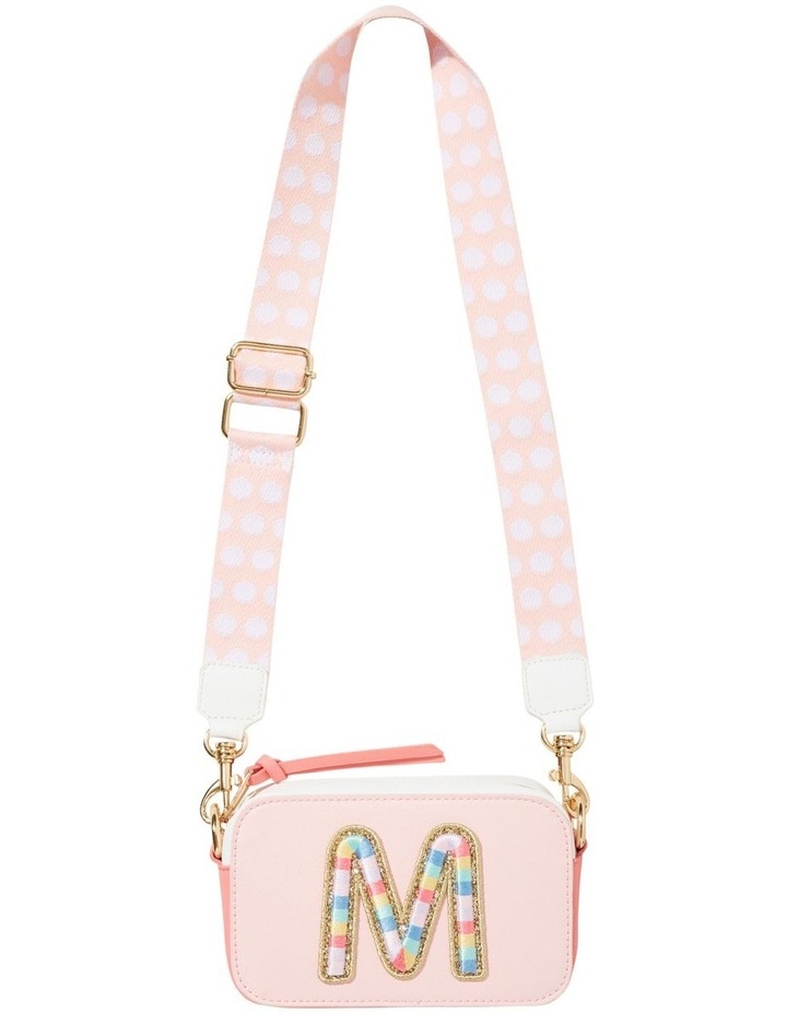 Rainbow Initial Bag Pink M