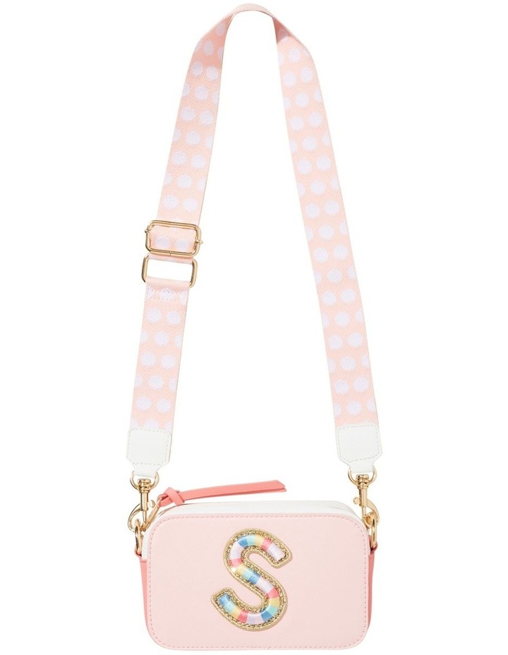 Rainbow Initial Bag Pink S