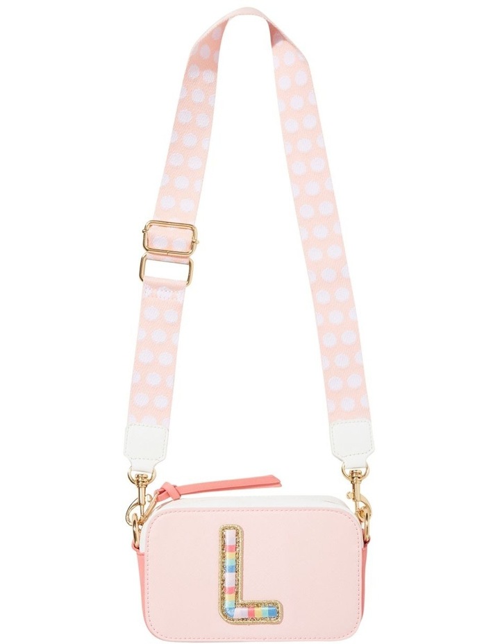 Rainbow Initial Bag Pink L