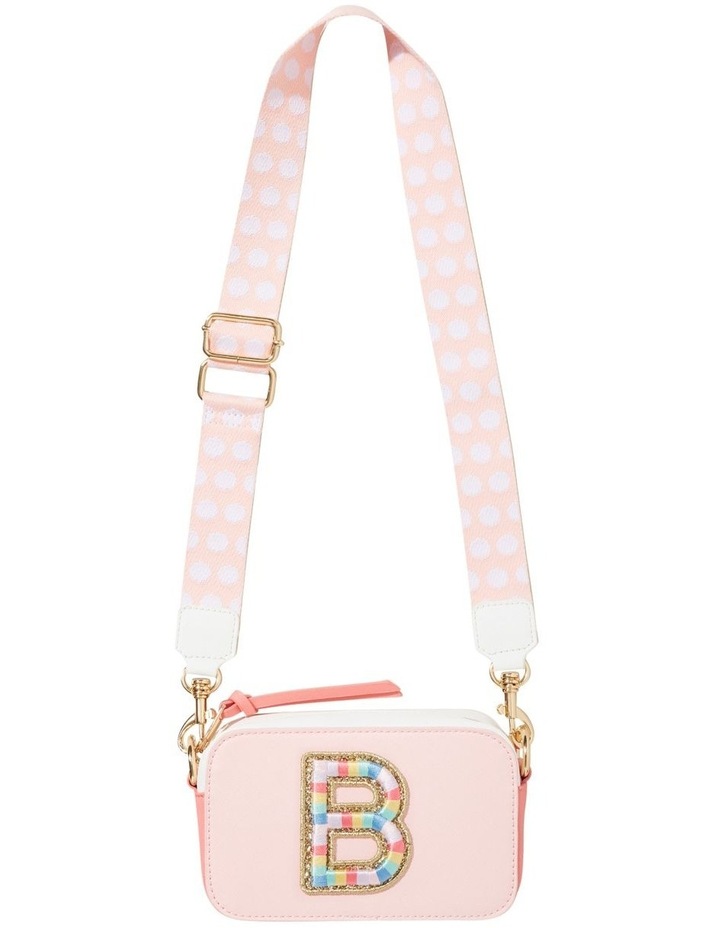 Rainbow Initial Bag Pink B