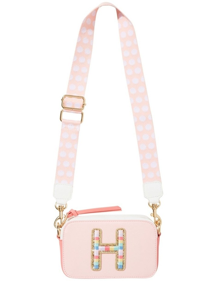 Rainbow Initial Bag Pink H
