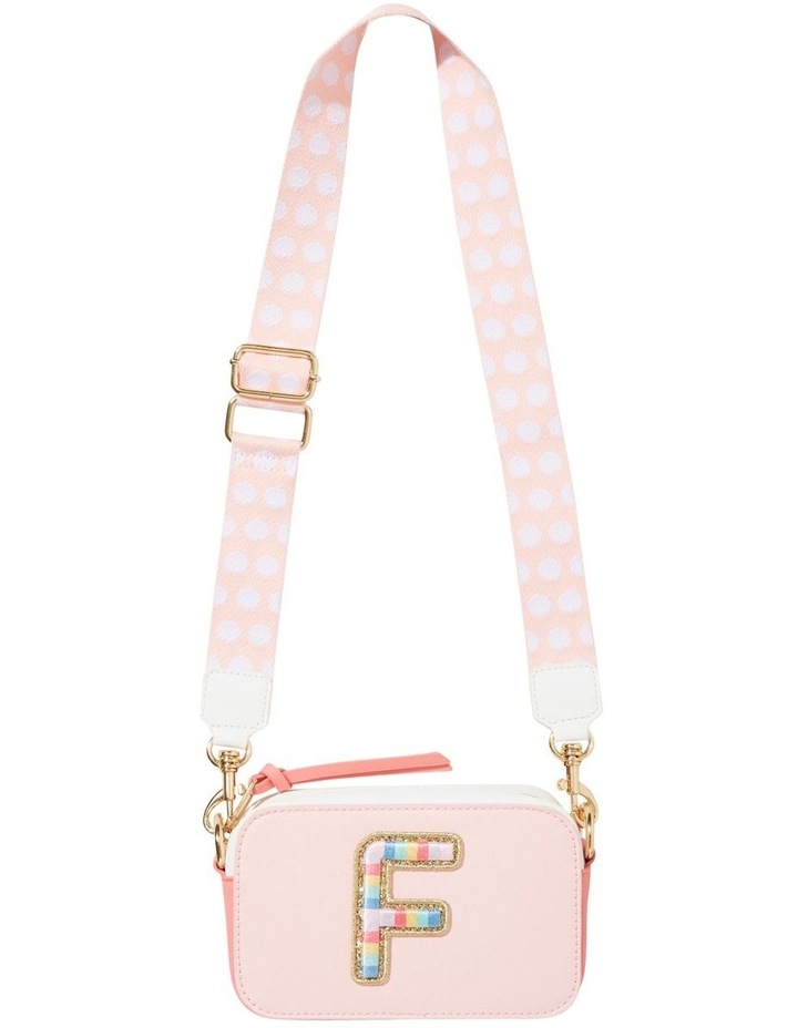 Rainbow Initial Bag Pink F