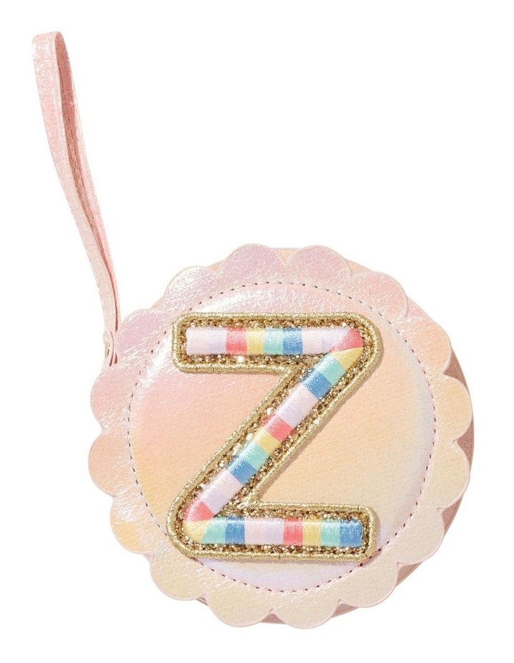 Rainbow Initial Purse Pink Z