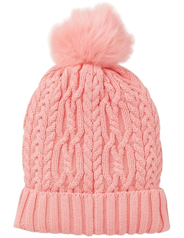 Cable Beanie Rose