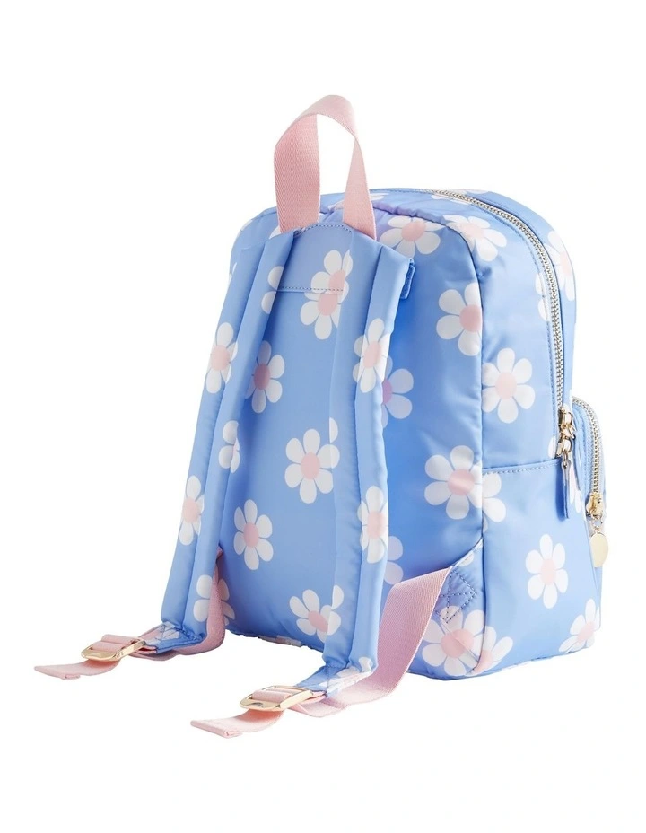 Print Initial "P" Backpack in Blue image 3