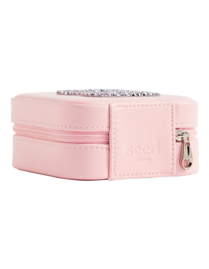 Initial "B" Jewellery Box In Pink image 3
