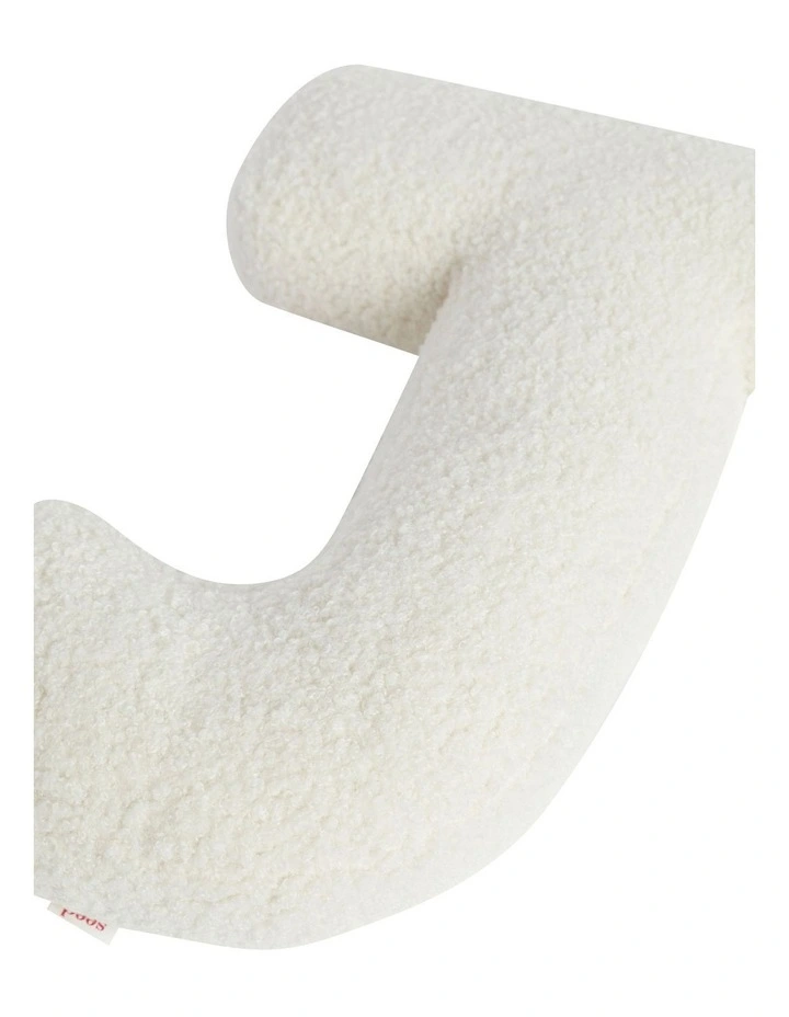 Initial "J" Cushion in Cream image 2