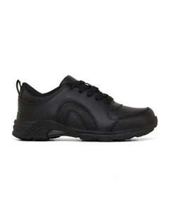 Notion School Shoe in Black