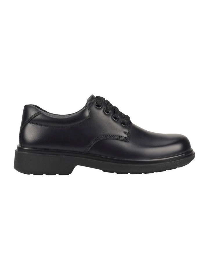 Daytona Senior School Shoe in Black image 1