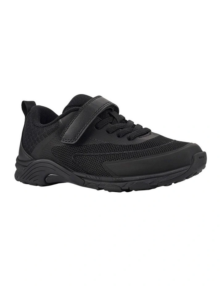Nifty Blackout School Shoe in Black image 2