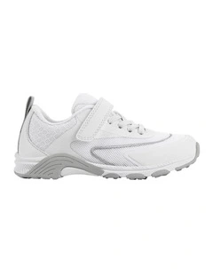 Nifty School Shoe in Grey/White