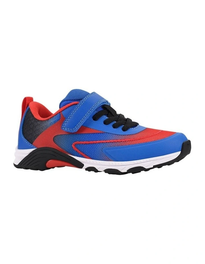 Nifty School Shoe in Blue/Red image 2
