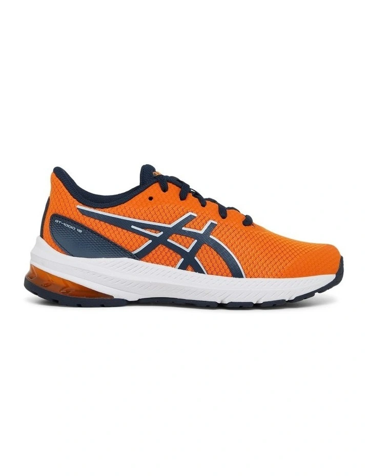 Asics Gt-1000 12 Grade School Sport Shoes in Orange MYER