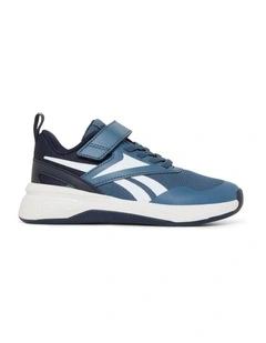 Nano Play Stretch L And T Strap Sport Shoes in Navy