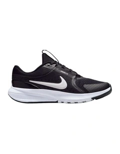 Star Runner 5 Grade School Sport Shoes in Black