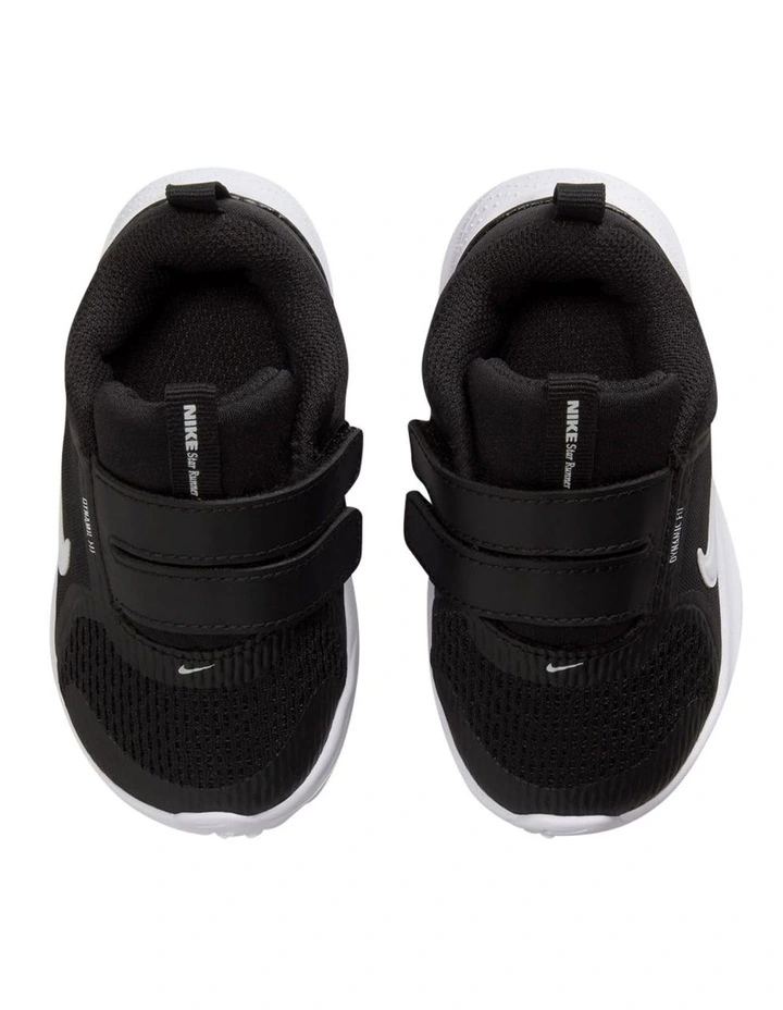 Star Runner 5 Infant Sport Shoes in Blk/White image 3