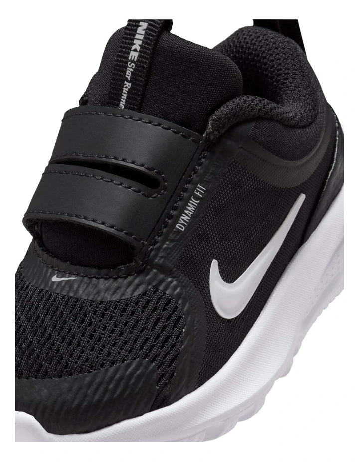 Star Runner 5 Infant Sport Shoes in Blk/White image 5