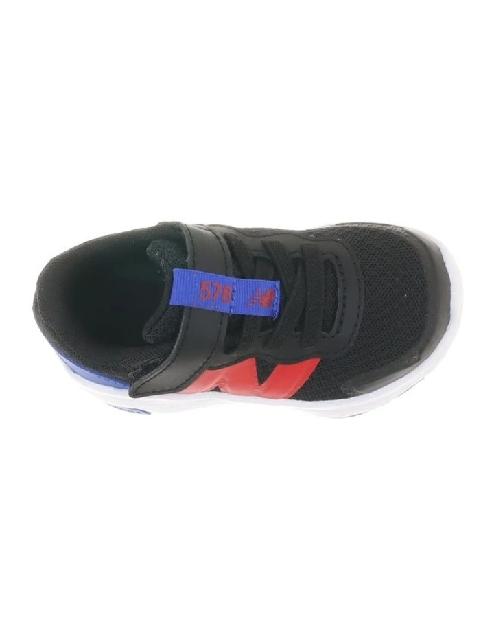 Self-Fastening Sport 578 Shoes in Black image 3