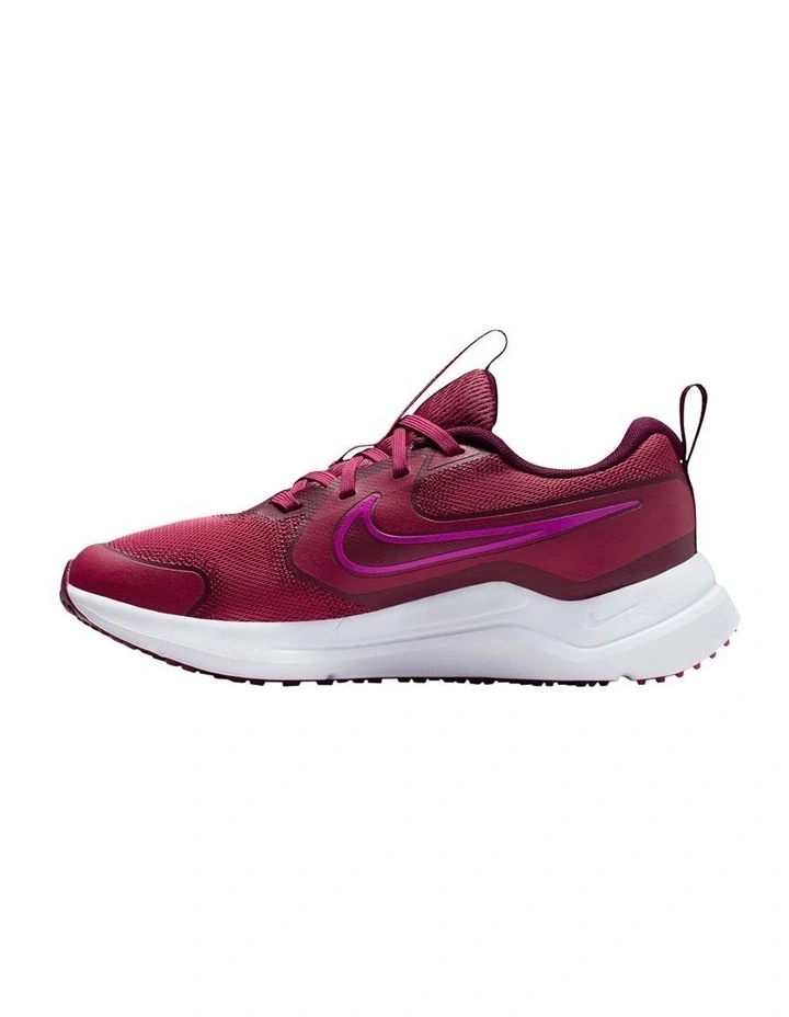 Cosmic Runner Grade School Sport Shoes in Claret image 2