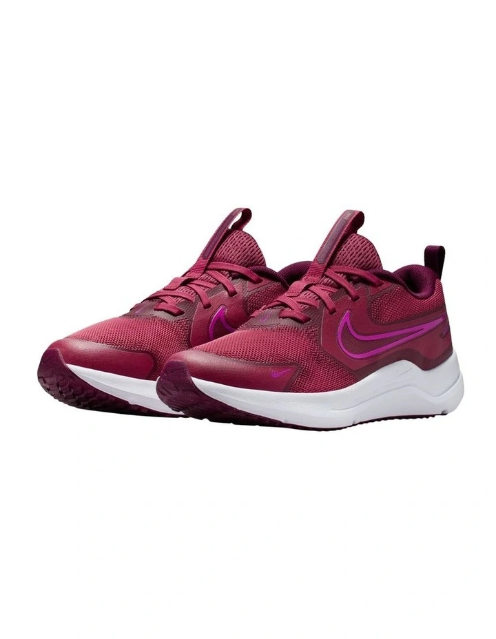 Cosmic Runner Grade School Sport Shoes in Claret image 4