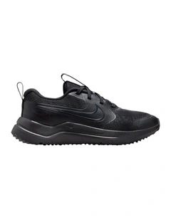 Cosmic Runner Grade School Sport Shoes in Black
