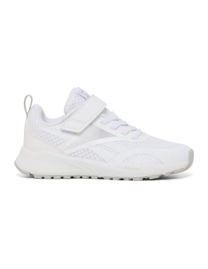 Energen Run Elastic Lace And Top Sport Shoe in White image 1