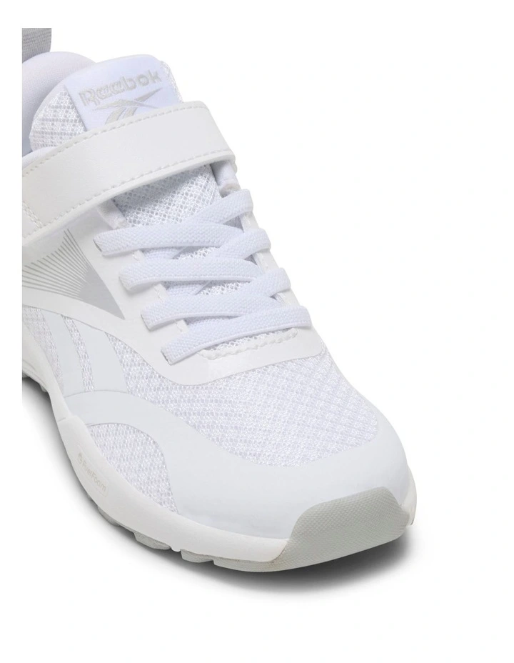 Energen Run Elastic Lace And Top Sport Shoe in White image 3