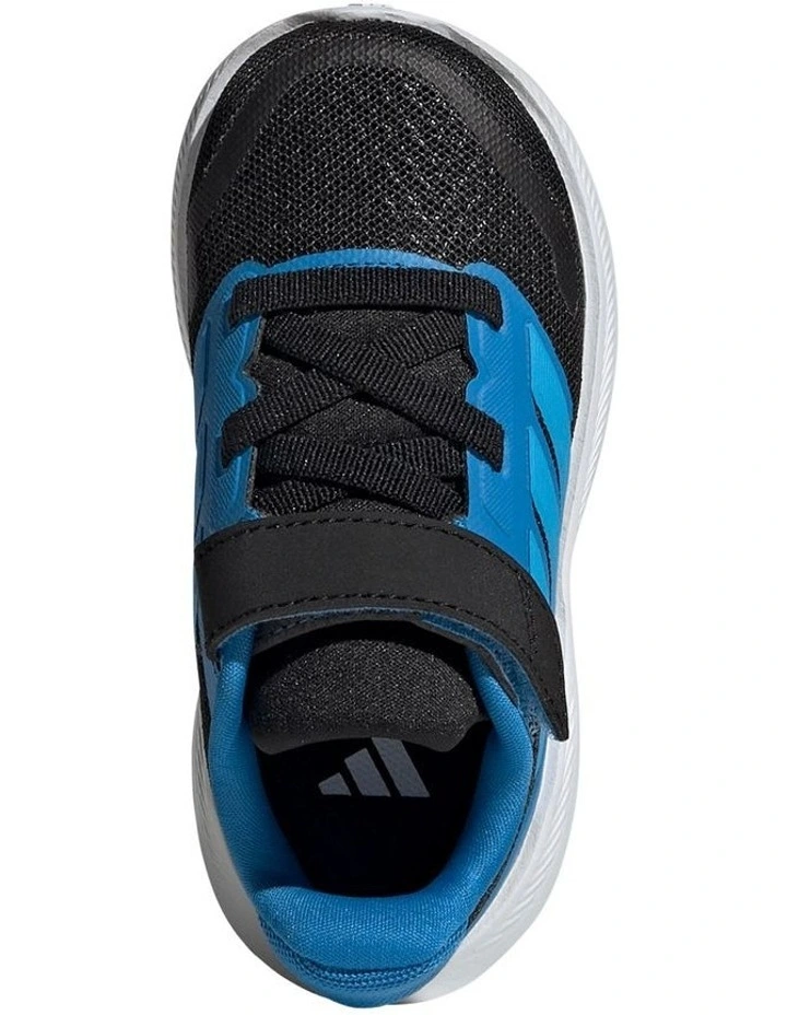 Runfalcon 5 Self-Fastening El Infant Sport Shoe in Black/Lucid Aquamari image 3
