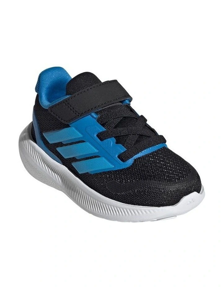 Runfalcon 5 Self-Fastening El Infant Sport Shoe in Black/Lucid Aquamari image 4