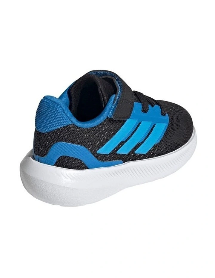 Runfalcon 5 Self-Fastening El Infant Sport Shoe in Black/Lucid Aquamari image 5