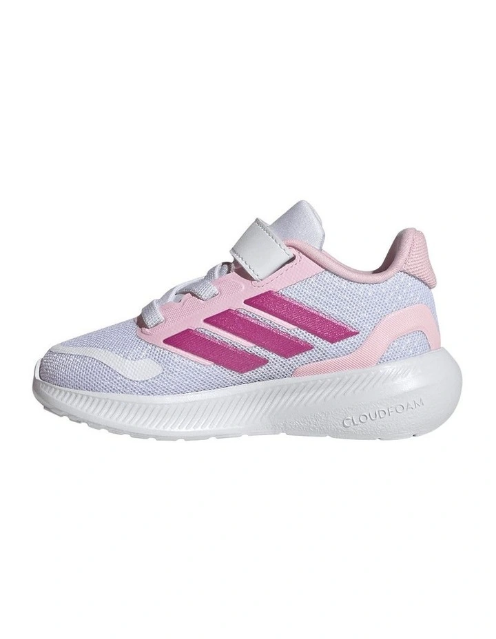 Runfalcon 5 Self-Fastening El Infant Sport Shoe in White/Clear Pink image 2