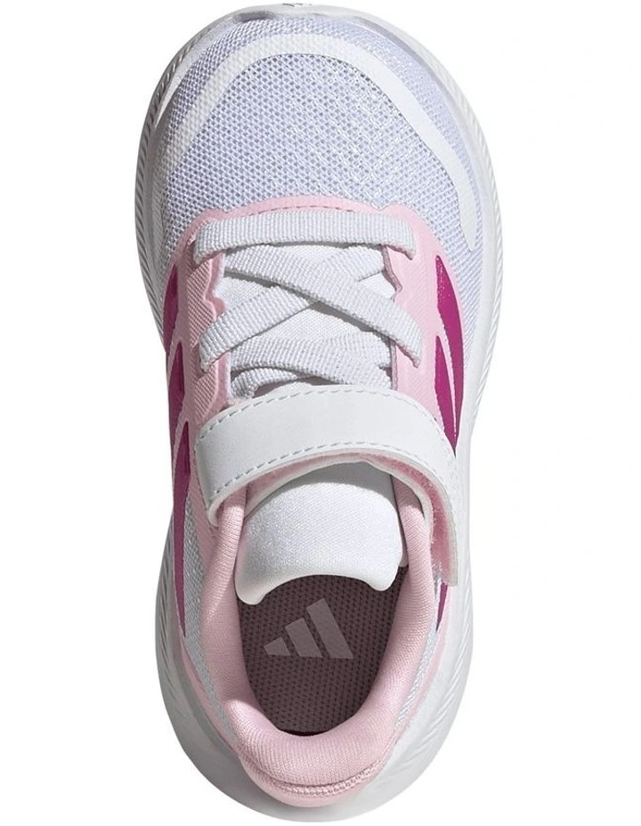 Runfalcon 5 Self-Fastening El Infant Sport Shoe in White/Clear Pink image 3