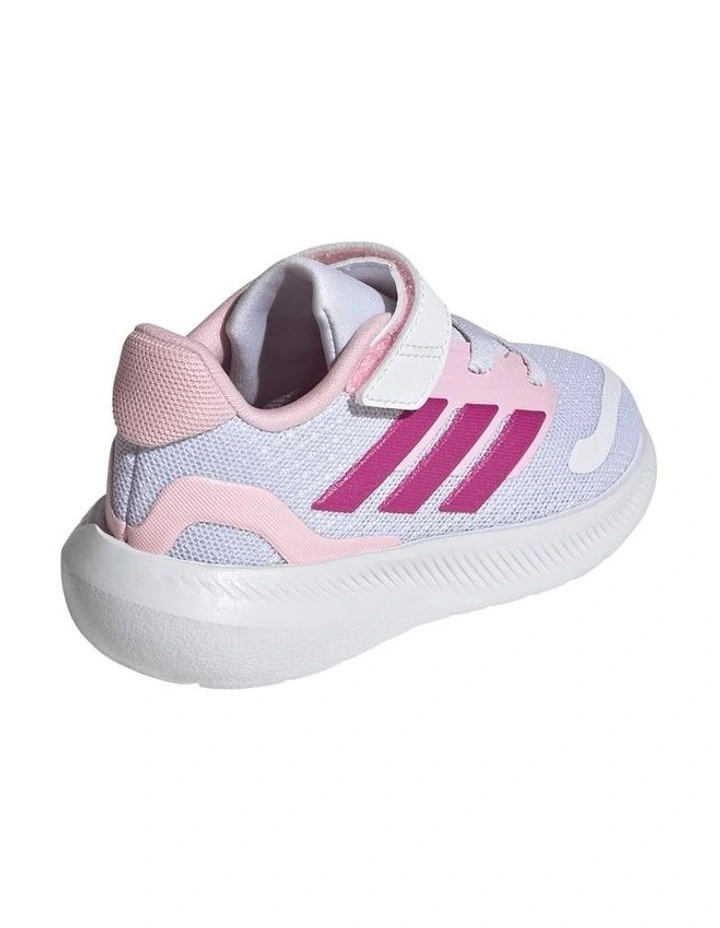 Runfalcon 5 Self-Fastening El Infant Sport Shoe in White/Clear Pink image 5