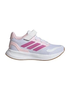 Runfalcon 5 Self-Fastening El Pre-School Sport In White