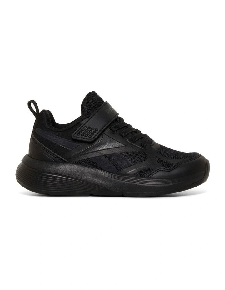 Rush Run 6.0 Elastic Lace And Top Strap Pre-School Sport In Black image 1