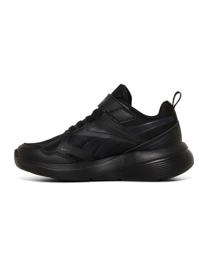 Rush Run 6.0 Elastic Lace And Top Strap Pre-School Sport In Black image 2