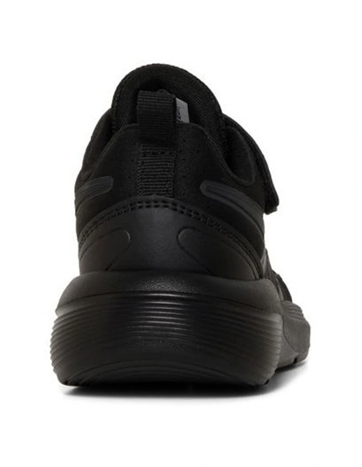 Rush Run 6.0 Elastic Lace And Top Strap Pre-School Sport In Black image 3