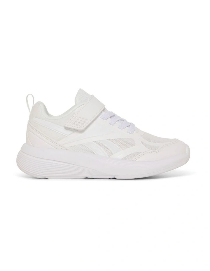 Rush Run 6.0 Elastic Lace And Top Strap Pre-School Sport In White image 1
