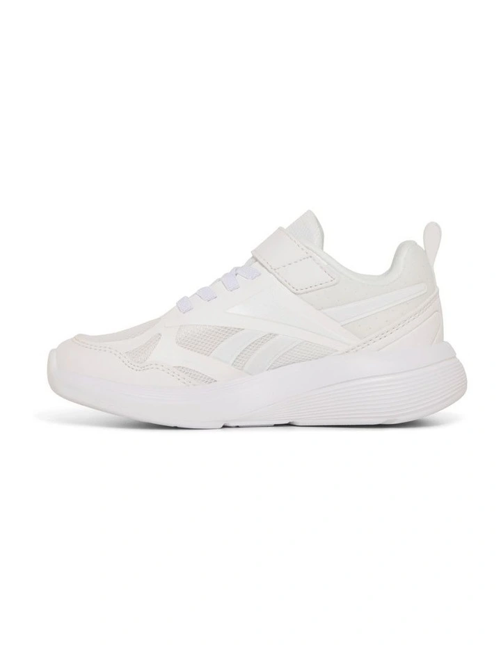 Rush Run 6.0 Elastic Lace And Top Strap Pre-School Sport In White image 2