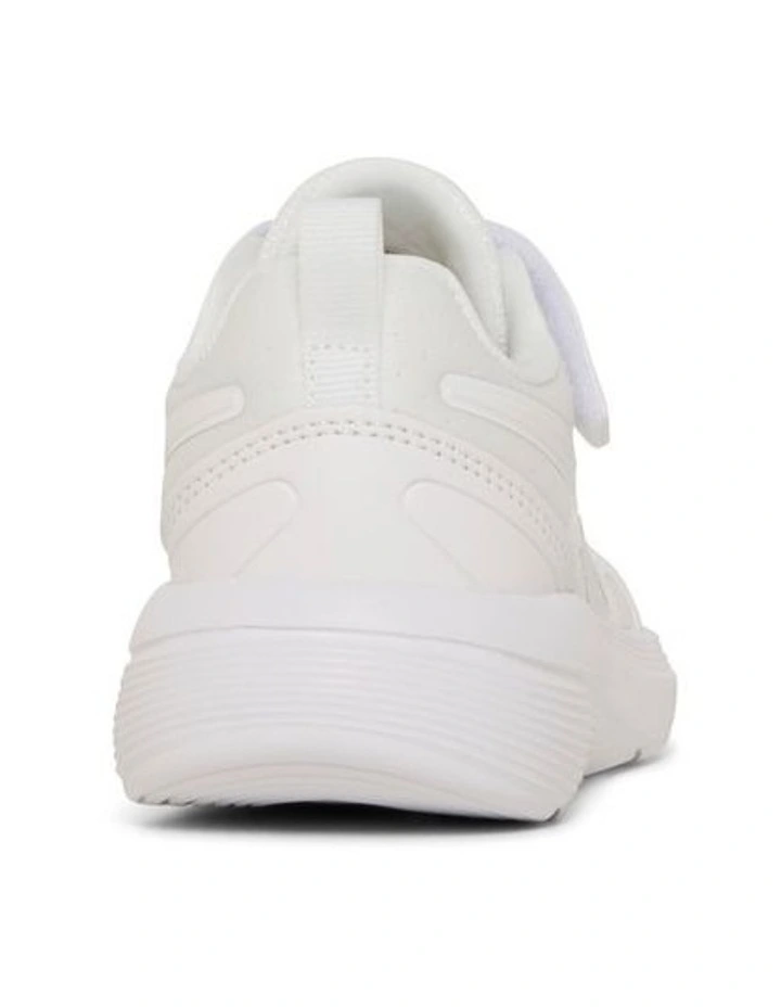 Rush Run 6.0 Elastic Lace And Top Strap Pre-School Sport In White image 3