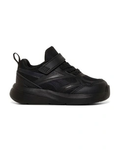 Rush Run 6.0 Elastic Lace And Top Strap Infant Sport In Black