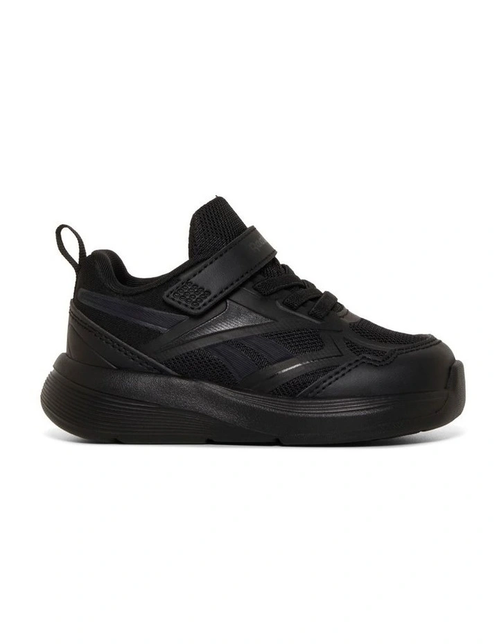 Rush Run 6.0 Elastic Lace And Top Strap Infant Sport In Black image 1