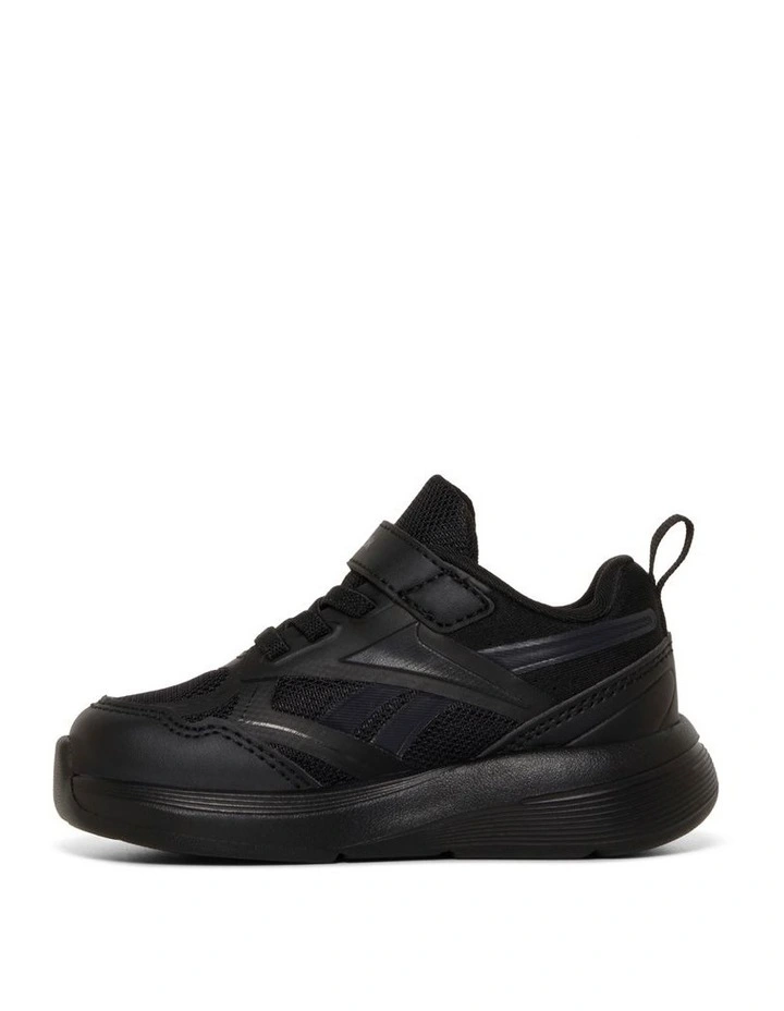Rush Run 6.0 Elastic Lace And Top Strap Infant Sport In Black image 2