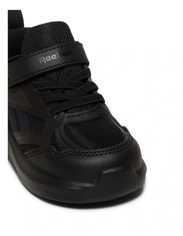 Rush Run 6.0 Elastic Lace And Top Strap Infant Sport In Black image 4